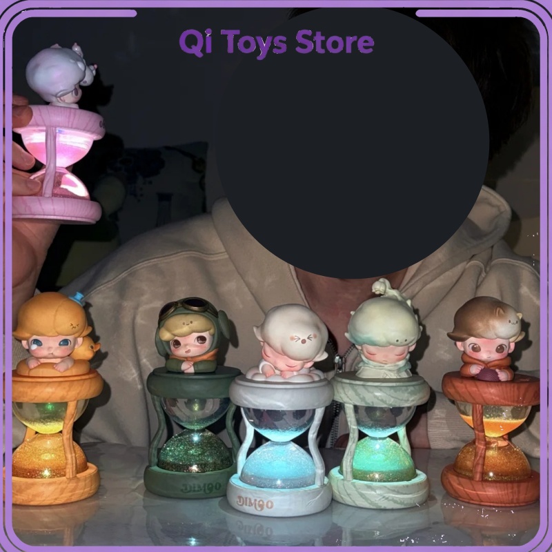 Crystal Ball Decor - Dimoo Memories World Series Glowing Hourglass