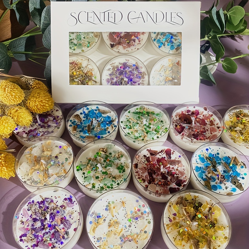 Scented Candle Luxury - Set of 6 Scented Candles Fragrance