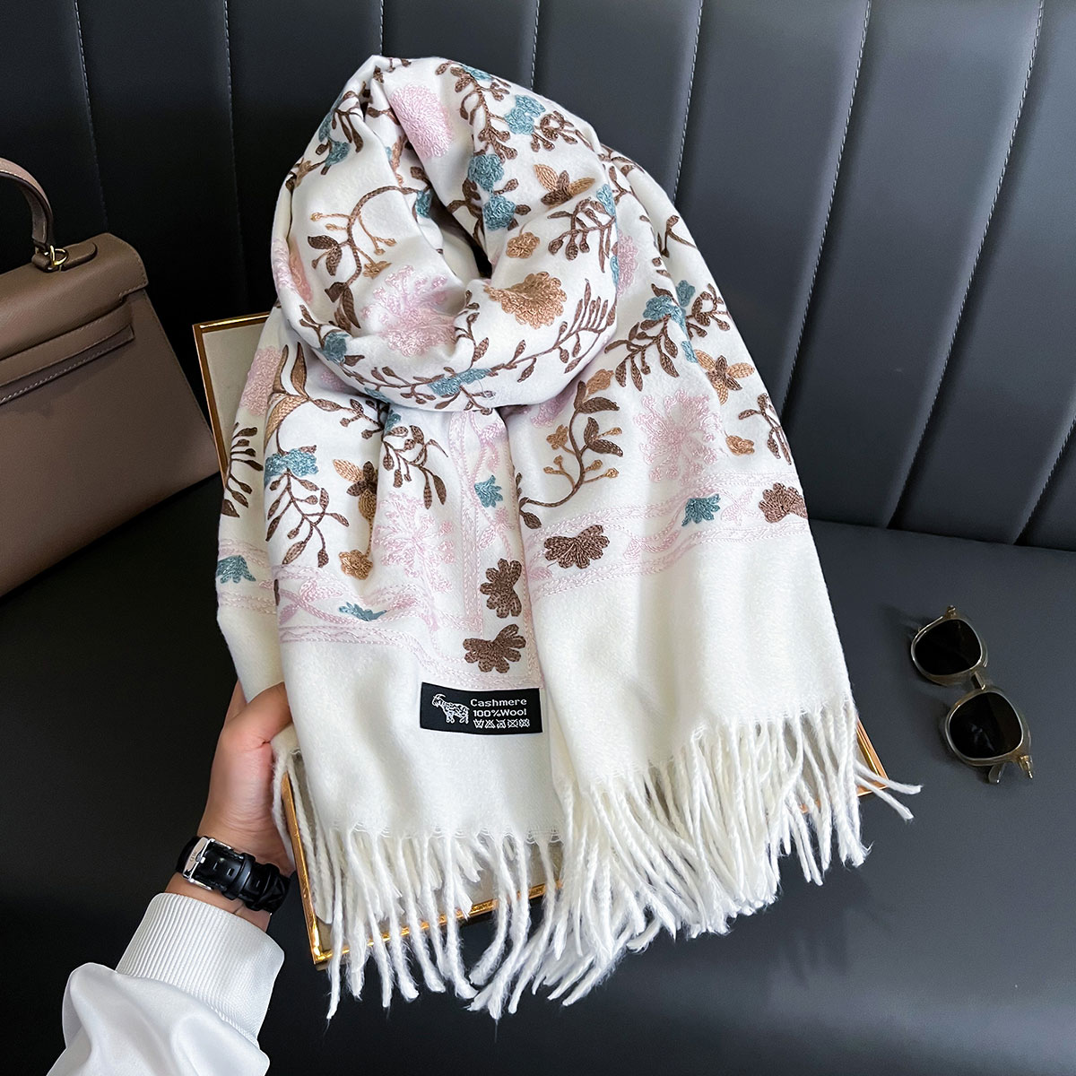 New Winter Warm Cashmere Scarf - Cashmere Throw Blanket recension och pris