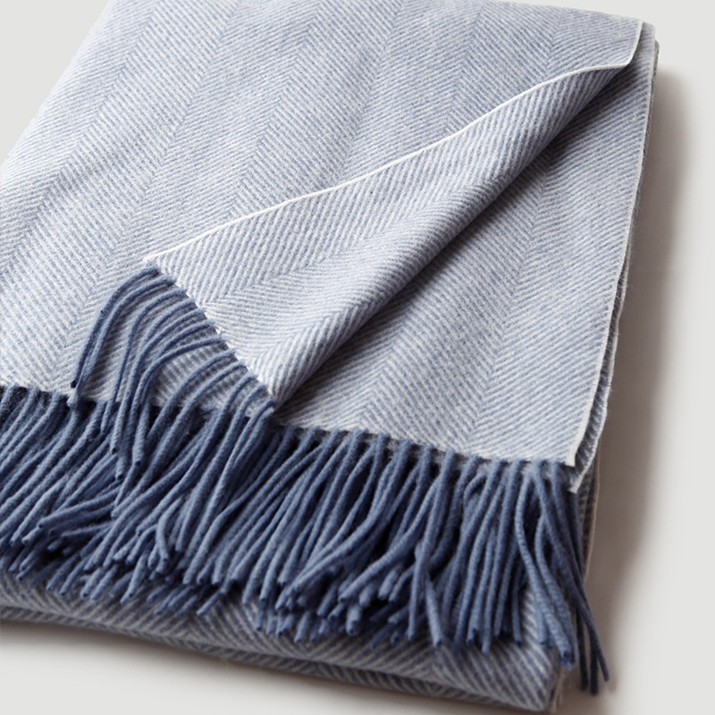 High Grade Fine Soft Diagonal  - Cashmere Throw Blanket recension och pris
