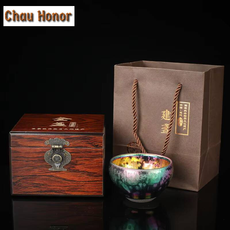 Boutique Colorful Jianzhan Kil - Handmade Ceramic Mug recension och pris