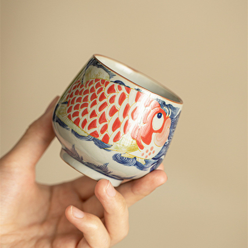 1 Pc Chinese Tradition Ceramic - Handmade Ceramic Mug recension och pris