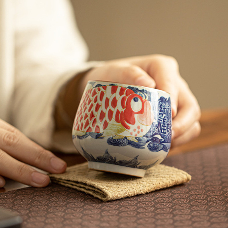 1 Pc Chinese Tradition Ceramic - Handmade Ceramic Mug recension och pris