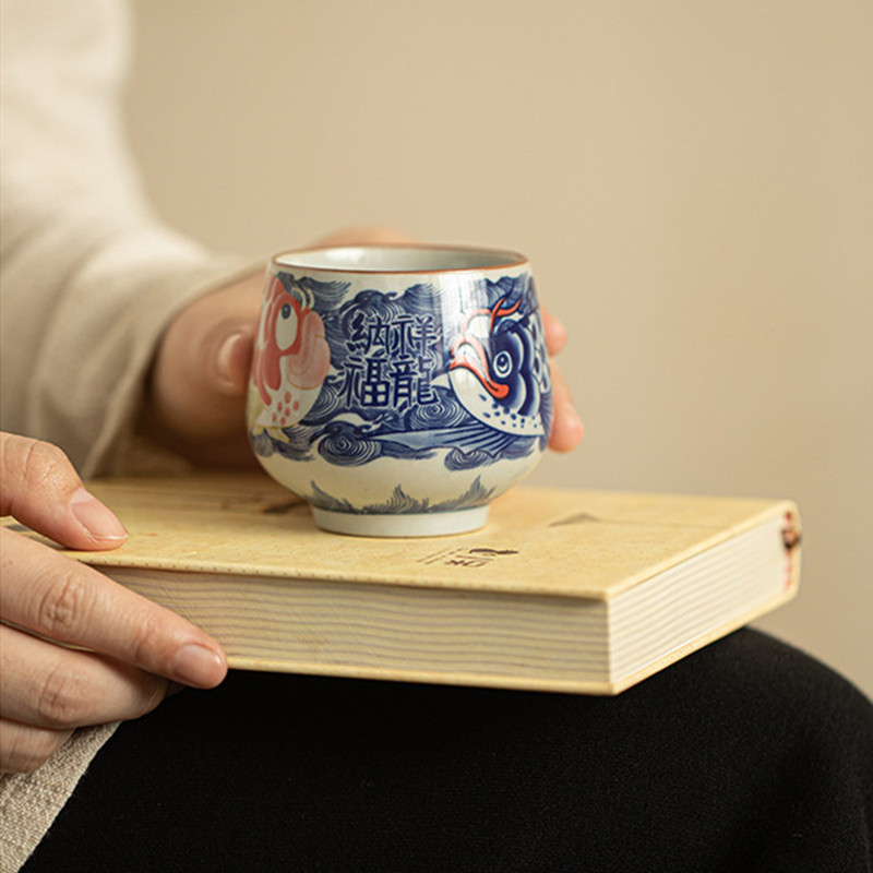 1 Pc Chinese Tradition Ceramic - Handmade Ceramic Mug recension och pris