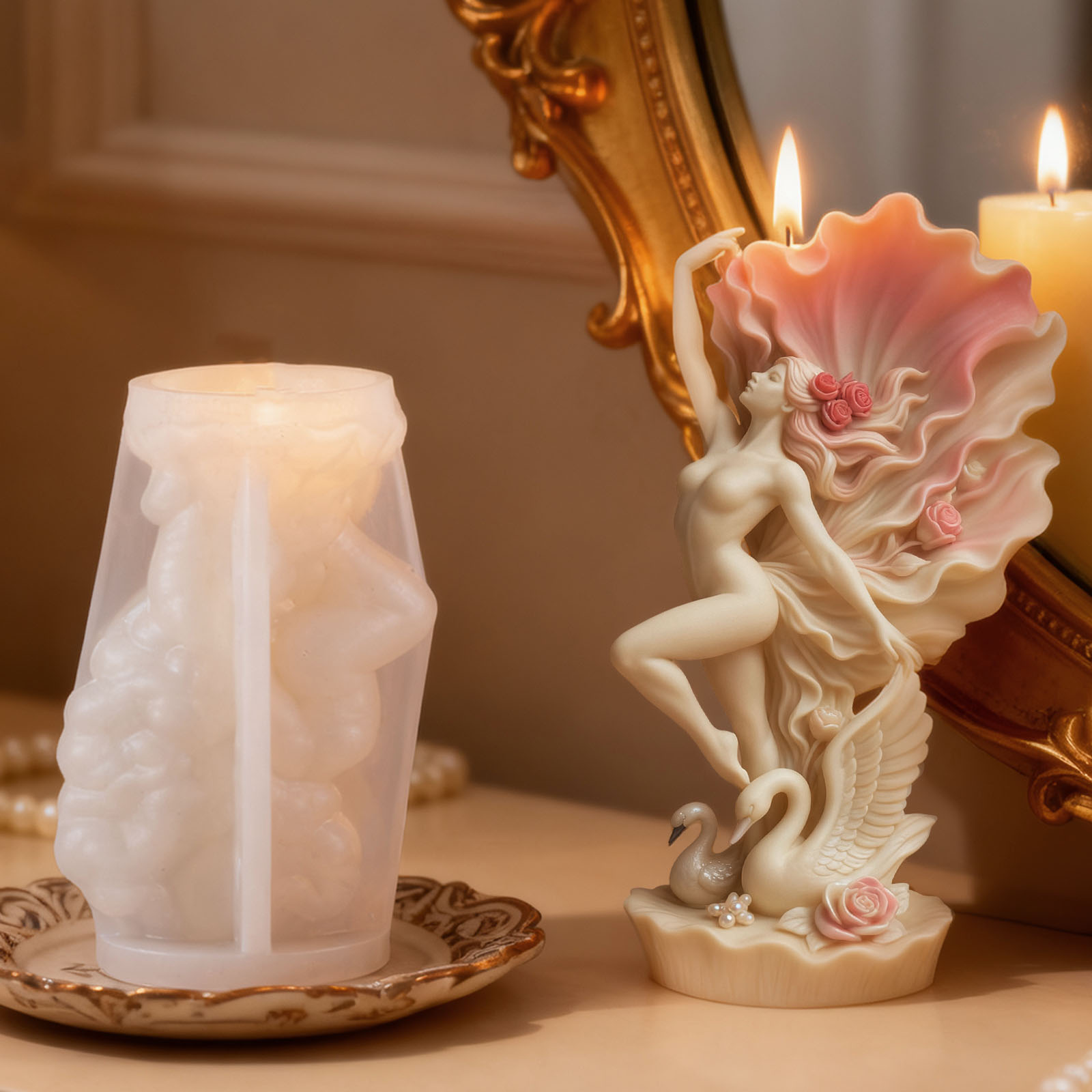 Elegant Swan Dancer Candle Mol - Scented Candle Luxury recension och pris