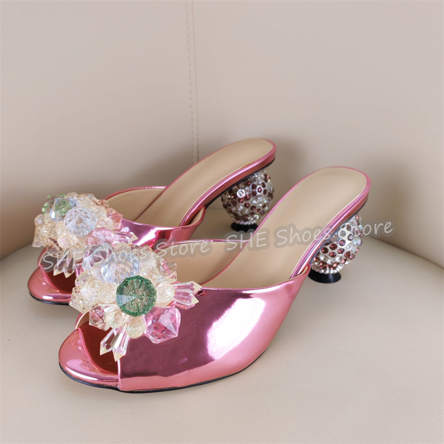 Ball Design Rhinestone Heel Wo - Crystal Ball Decor recension och pris