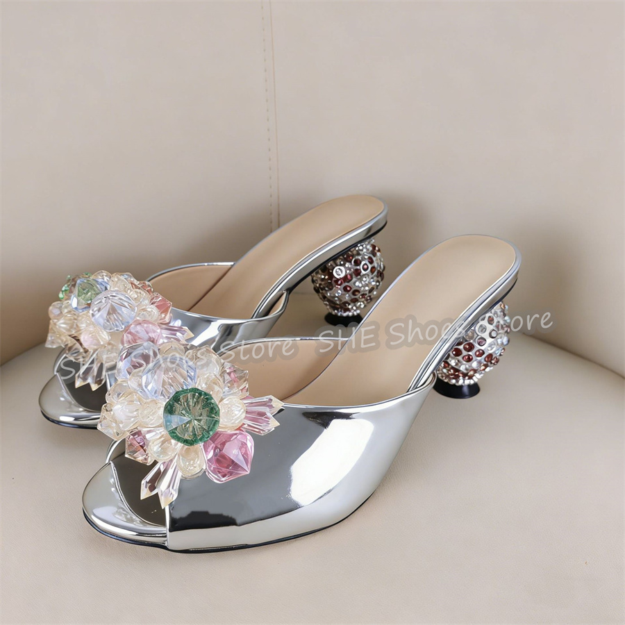 Ball Design Rhinestone Heel Wo - Crystal Ball Decor recension och pris