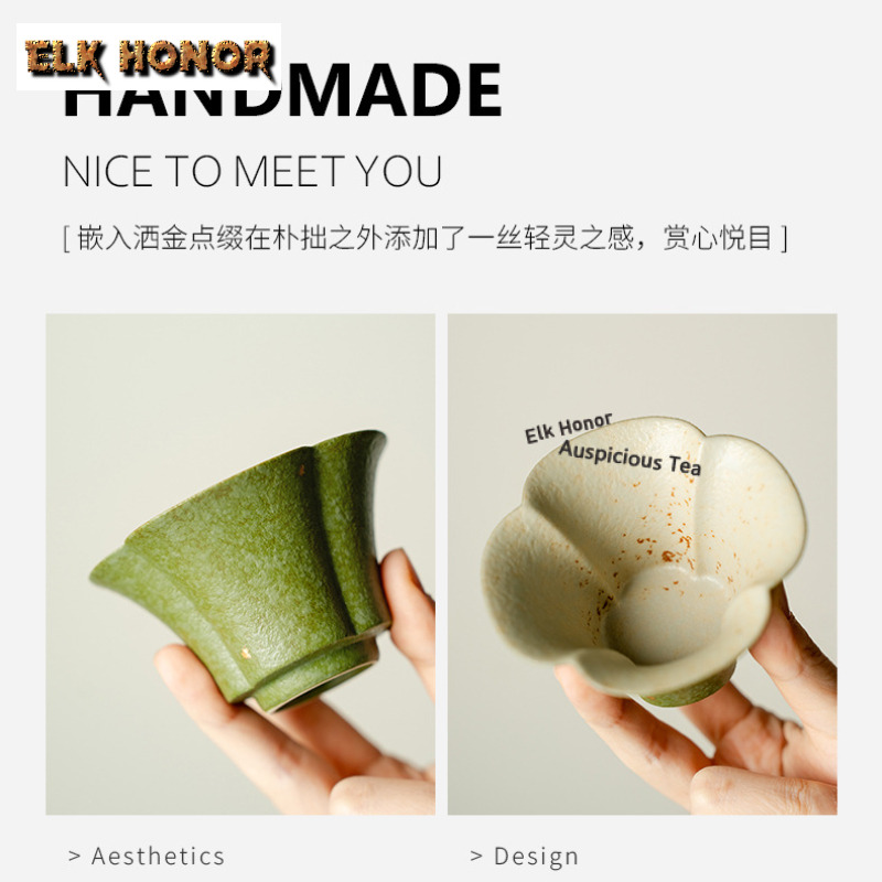 60ml Green Tangerine Sprinkled - Handmade Ceramic Mug recension och pris