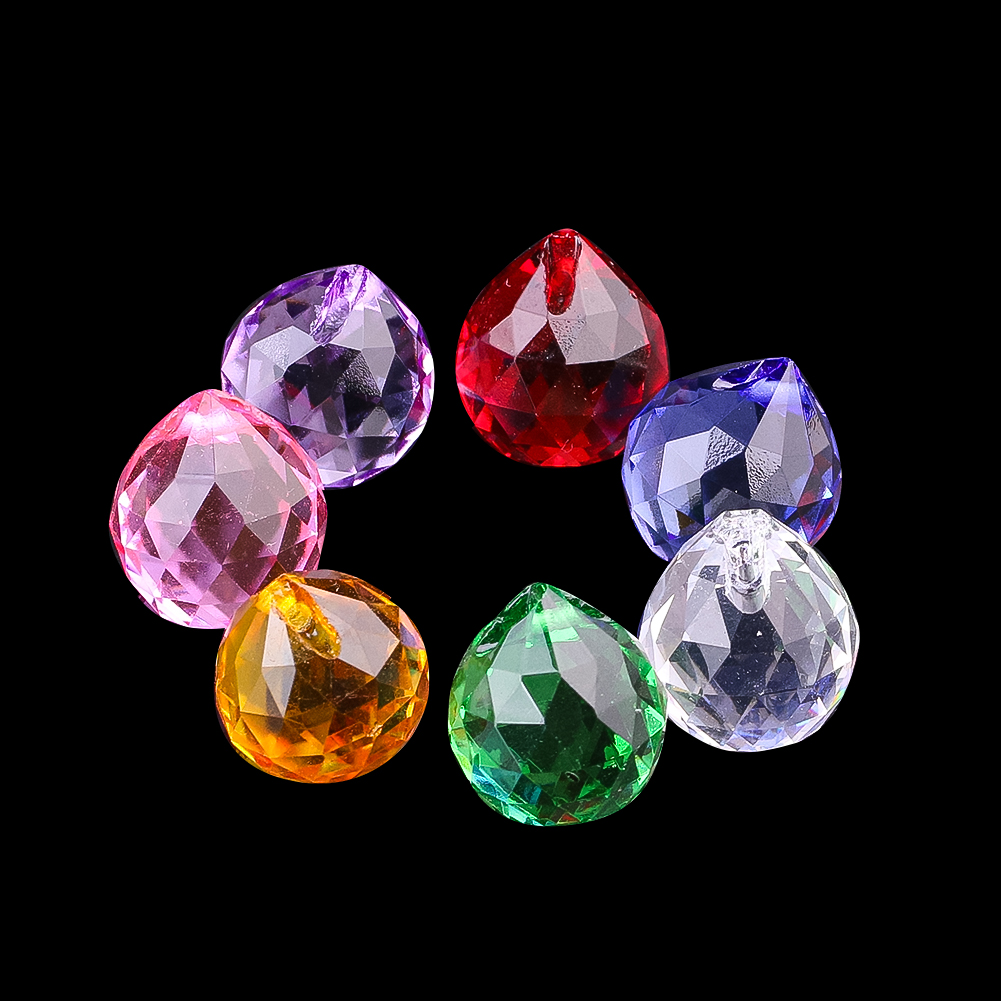 6pcs 20mm K9 Crystal Glass Bal - Crystal Ball Decor recension och pris