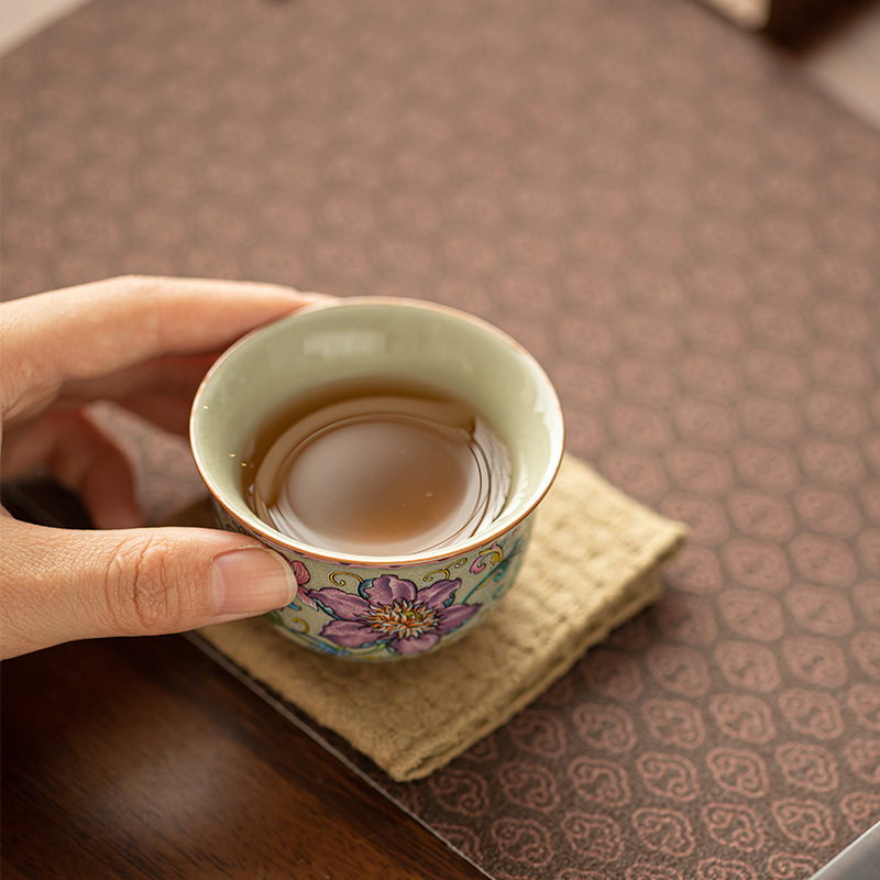 70ml Chinese Enamel Colored Pa - Handmade Ceramic Mug recension och pris