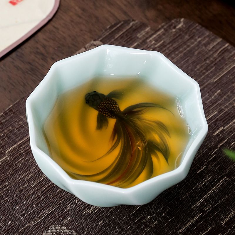 Creative Celadon Teacups Handm - Handmade Ceramic Mug recension och pris