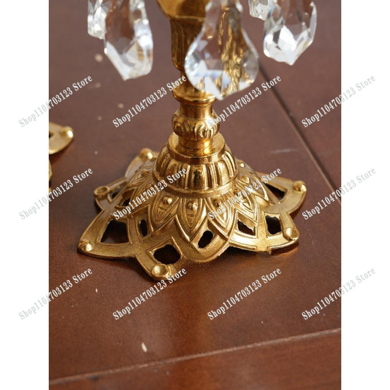 French retro brass candle hold - Scented Candle Luxury recension och pris