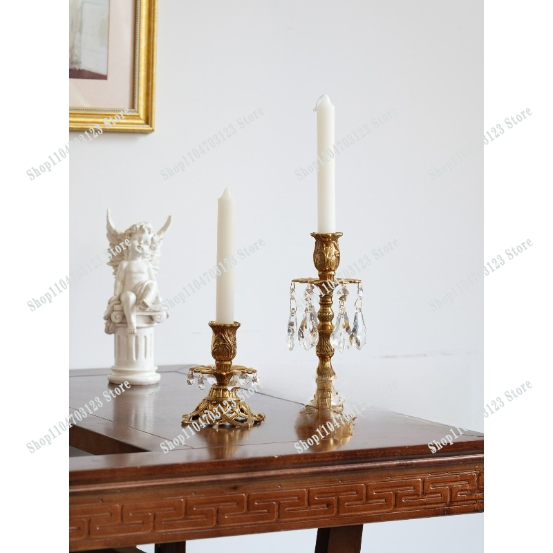French retro brass candle hold - Scented Candle Luxury recension och pris