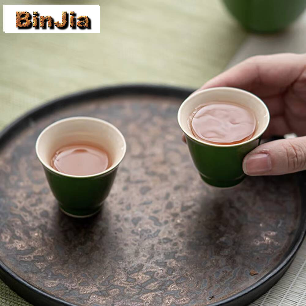 2pc/set Blackish Green Handmad - Handmade Ceramic Mug recension och pris