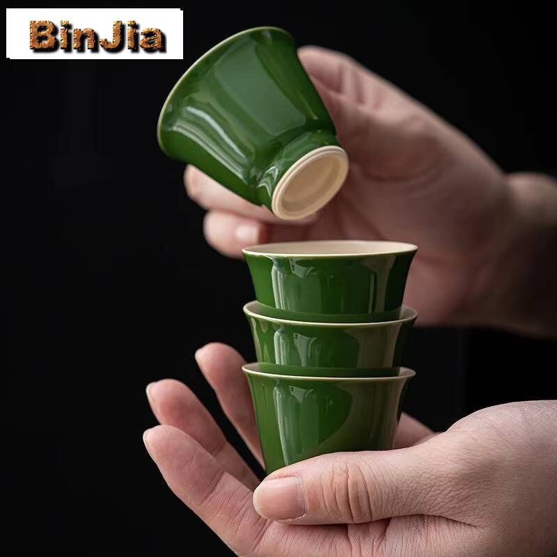 2pc/set Blackish Green Handmad - Handmade Ceramic Mug recension och pris