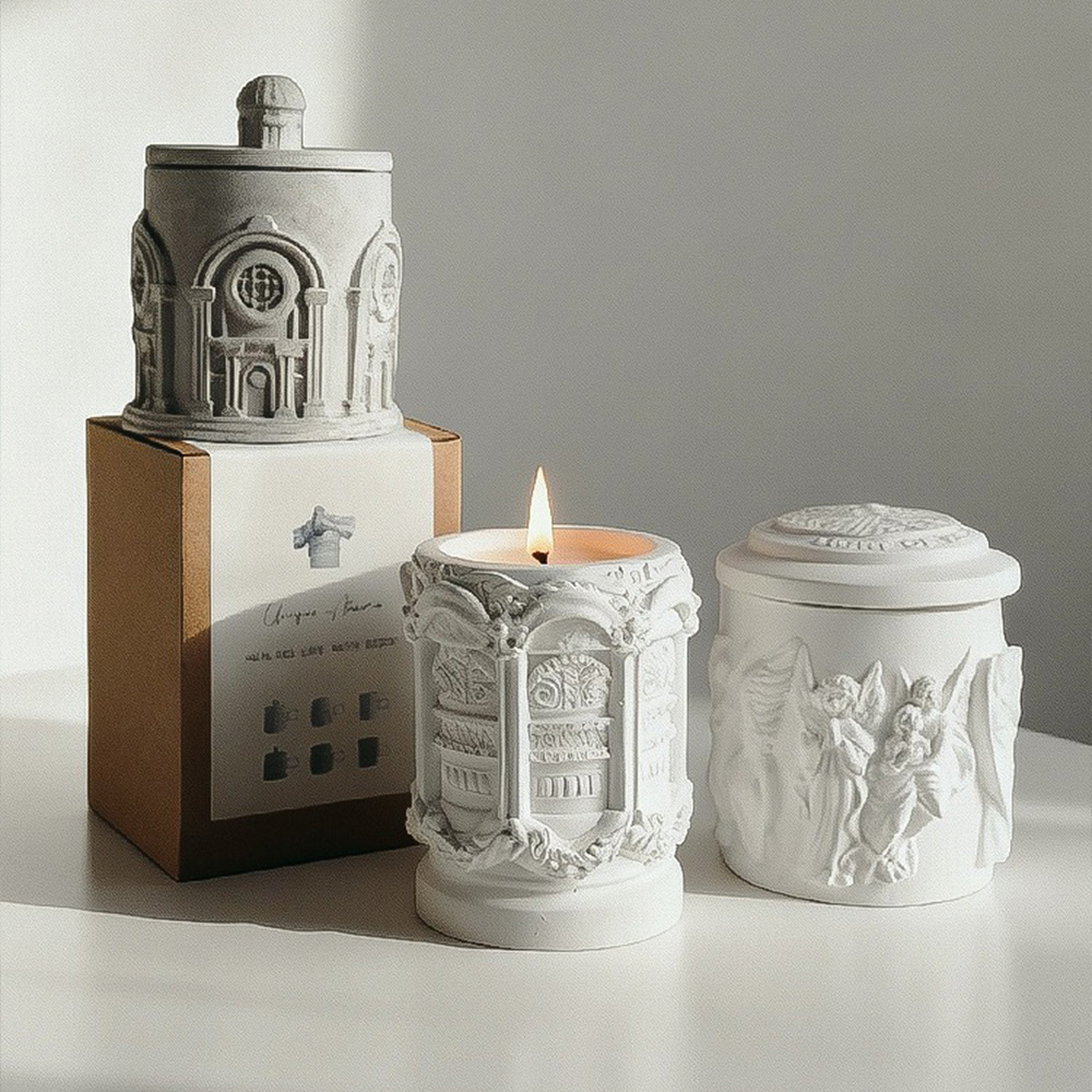 Gypsum Sculpture Cup Candle Sc - Scented Candle Luxury recension och pris