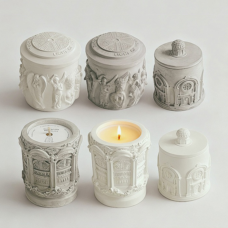 Gypsum Sculpture Cup Candle Sc - Scented Candle Luxury recension och pris