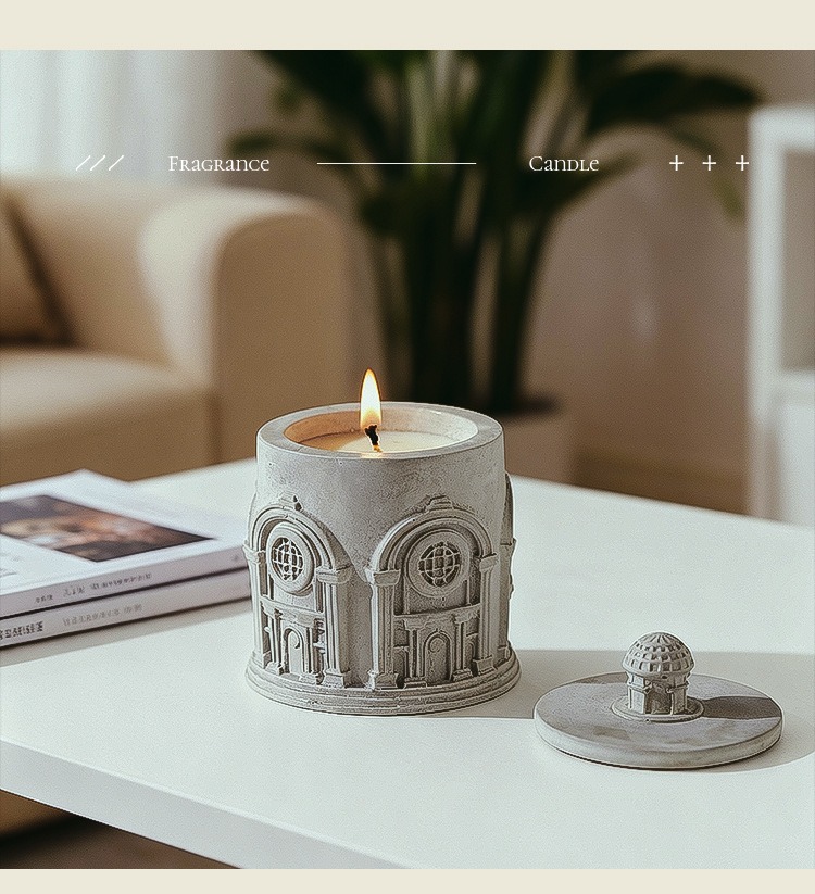 Gypsum Sculpture Cup Candle Sc - Scented Candle Luxury recension och pris